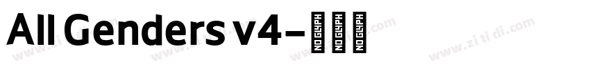 All Genders v4字体转换